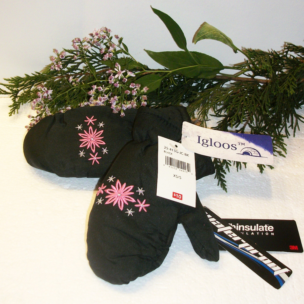 IGLOOS Girl's XS/S Thinsulate Gloves NWT